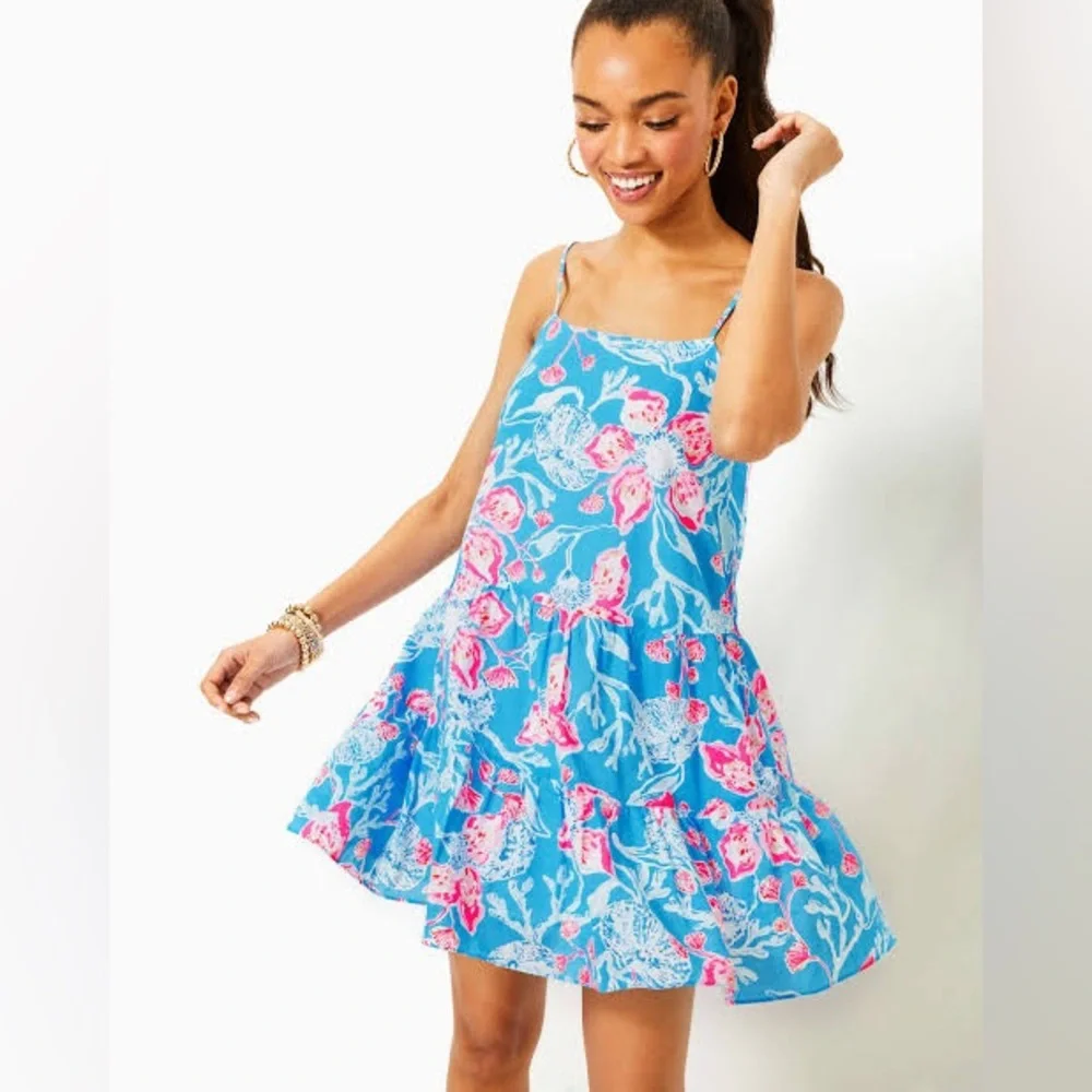 NWT Lilly Pulitzer Alessia Cotton Dress - Picture 1 of 8
